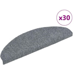 Tapis d'escalier auto-adhésifs 30 pcs gris clair 65x21x4 cm - Vidaxl