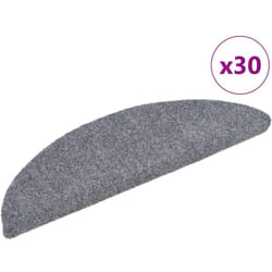 Vidaxl - Tapis d'escalier auto-adhésifs 30 pcs gris clair 56x17x3 cm