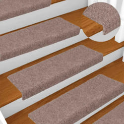 vidaXL Tapis d'escalier - Crème