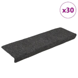 vidaXL Tapis d'Escalier Autocollant - Anthracite