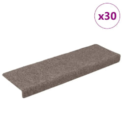Tapis VidaXL Escalier Crème 65x21x4 cm