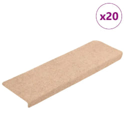 Tapis d'escalier VidaXL Autocollant 20 pcs