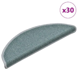 VidaXL Tapis d'escaliers bleu