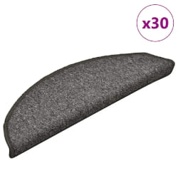 vidaXL Marches escalier gris foncé - 56x17x3 cm