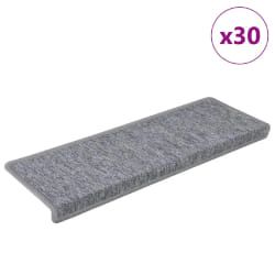 Tapis VIDAXL Escalier - Blanc/Gris
