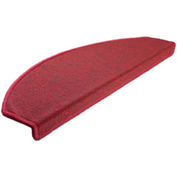 Vidaxl - Tapis d'escalier 20 pcs rouge bordeaux 65x24x4 cm