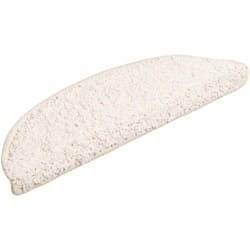 Vidaxl - Tapis d'escalier 30 pcs blanc 56x17x3 cm