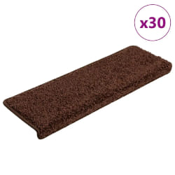 vidaXL Tapis d'escalier - Marron