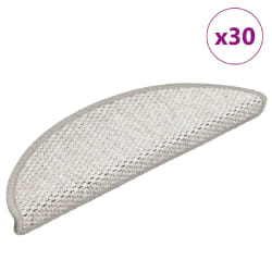 vidaXL 30 pcs Tapis d'escalier autotollants - Platine