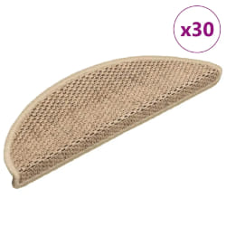 vidaXL Tapis d'escalier - Sable