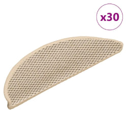 vidaXL Tapis d'escalier - Berbère - 56x17x3 cm