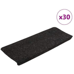 Vidaxl - Tapis d'escalier auto-adhésifs 30 pcs anthracite 65x24,5x3,5 cm