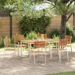 vidaXL Ensemble de salle à manger pour jardin 7 pcs