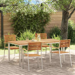 vidaXL Ensemble de salle à manger pour jardin 5 pcs