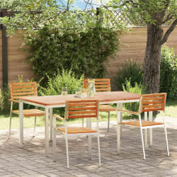 vidaXL Ensemble de salle à manger pour jardin 5 pcs