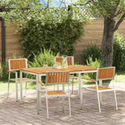 vidaXL Ensemble de salle à manger pour jardin 5 pcs