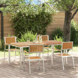 vidaXL Ensemble de salle à manger pour jardin 5 pcs
