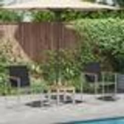 vidaXL Ensemble de repas extérieur 3 pcs Bois d'acacia massif