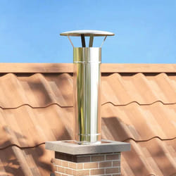 Extension de Conduit Argent 35 x 35 x 82 cm Acier inoxydable Vidaxl