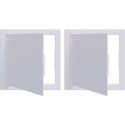 Cet ensemble de panneaux d'accès a deux panneaux blancs pratiques, parfaits pour être placés dans ton garage ou ton espace ut ...