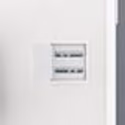 vidaXL Panneaux d'accès 2 pcs Blanc lit col.gris, anthracite + toit anthracite, tube argent foncé comme échantillon et lien P ...