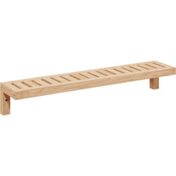 Etagère murale 62x10x12,5 cm en bois massif noyer Vidaxl