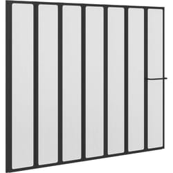 Vidaxl - Paroi de douche Pliant Other Manuel Noir 168 x 140 cm Aluminium