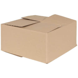 Boîte Pliable 50 pcs Marron 30 x 30 x 15 cm Carton Vidaxl