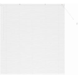 Vidaxl - Store de Fenêtre avec des rideaux Autre Blanc 160 x 175 cm Aluminium