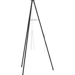 Vidaxl - Trépied de Feu de Camp Noir 92 x 92 x 171.5 cm Acier