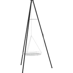 Vidaxl - Trépied de cuisson feu de camp avec grille 170 cm Acier