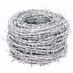Fil Barbelé Argent 50 M Acier Galvanisé À Chaud Vidaxl - Vue supplémentaire 2