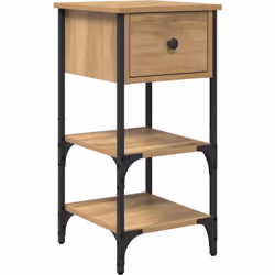 Voici le cabinet de chevet vidaXL, le mélange idéal de style et de praticité pour habiller ta chambre. Ce cabinet de chevet a ...