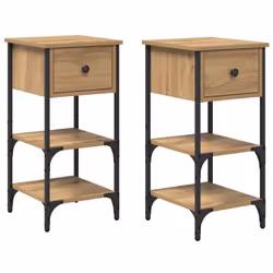 Cette table de chevet moderne s'intègre à merveille dans n'importe quelle chambre avec son design sympa, alliant fonctionnali ...