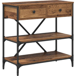 Table console bois ancien 75x34.5x75 cm Bois reconstitué vidaXL