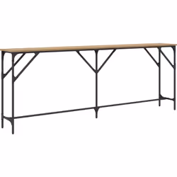 Découvrez la Table Console vidaXL, un mélange stylé de praticité et de déco, idéal pour votre espace. Cette table console a u ...