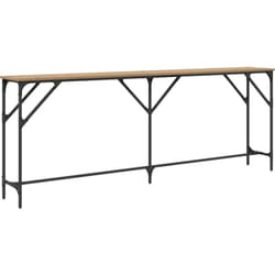 Table Console Chêne Artisan 200x29x75 cm Bois d'Ingénierie Vidaxl