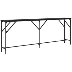Table console Chêne noir 200 x 29 x 75 cm Vidaxl
