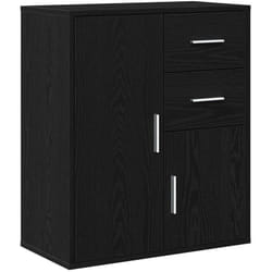 Vidaxl - Buffet avec tiroir Chêne noir 60 x 31 x 70 cm Bois d'ingénierie