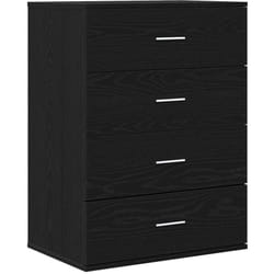 Vidaxl - Buffet avec tiroir Chêne noir 60 x 39 x 80 cm Bois d'ingénierie