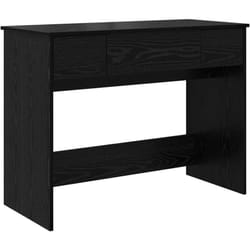Table de Toilette Chêne noir 100 x 45 x 76 cm Bois d'ingénierie Vidaxl