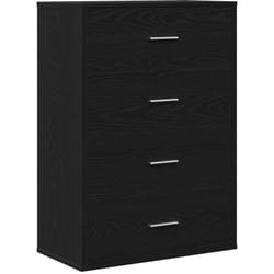 Vidaxl - Buffet avec tiroir Chêne noir 60 x 31 x 84 cm Bois d'ingénierie