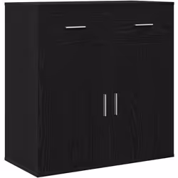 Ce buffet pratique est fait pour s'intégrer parfaitement dans les salles à manger ou les salons modernes. Avec sa forme recta ...