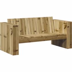Ce canapé d'extérieur est fait en bois de pin traité, combinant style et praticité pour ton balcon ou jardin. Sa finition lis ...