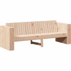 Ce canapé extérieur en bois de pin massif est un ajout à la fois stylé et pratique pour votre balcon ou patio. Sa finition li ...