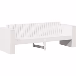 Ce canapé d'extérieur stylé est fait en bois naturel et apporte une touche pratique à votre balcon ou patio. Avec sa surface  ...