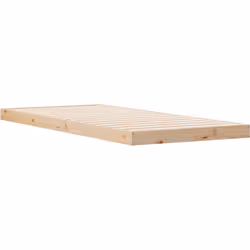 Ce cadre de lit en bois de pin massif est tout simplement stylé. Il est parfait pour les chambres modernes avec un look minim ...
