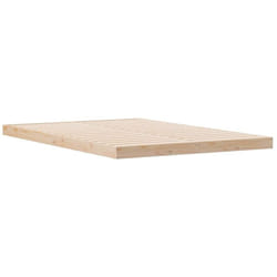 Cadre de lit surélevé Naturel 160 x 220 cm Bois de pin massif vidaXL