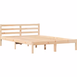 Ce cadre de lit en bois de pin massif est le meilleur pour un style moderne et une utilisation durable. Sa finition naturelle ...