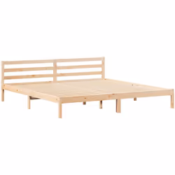 Ce cadre de lit chic mélange modernité et design pratique. Avec ses lignes épurées et son look sobre, il est parfait pour n'i ...
